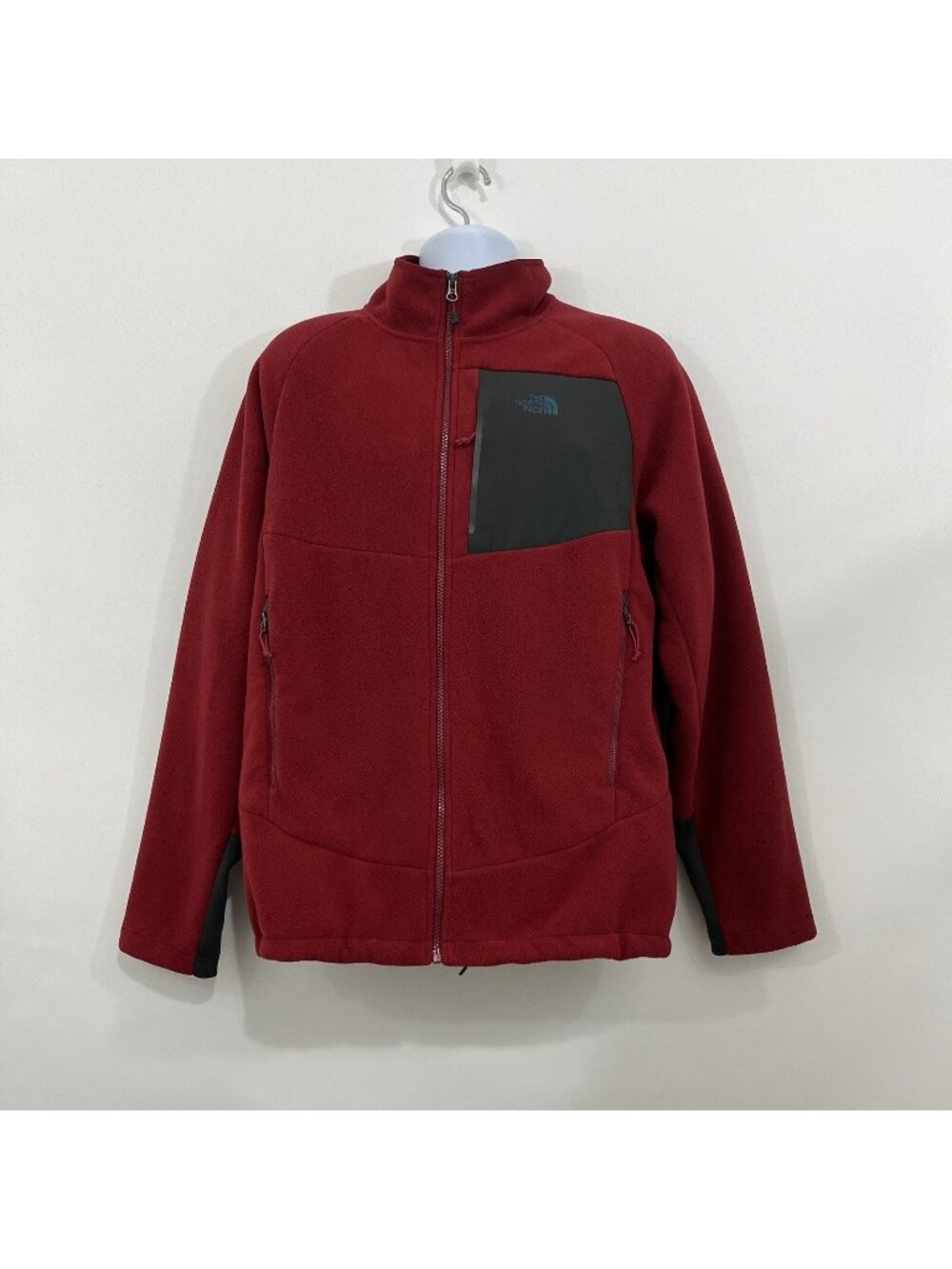 The North Face Red Sherpa Lined Chimborazo Zipper Front Jacket
